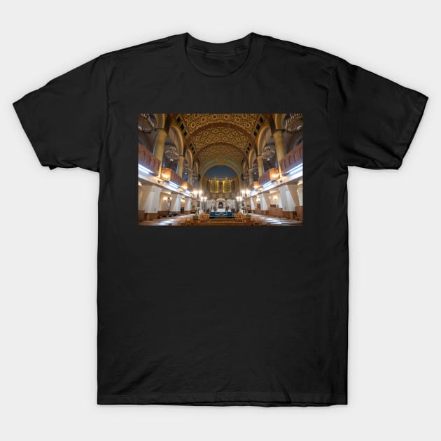 The Choral Synagogue in Moscow, Russia T-Shirt by mitzobs